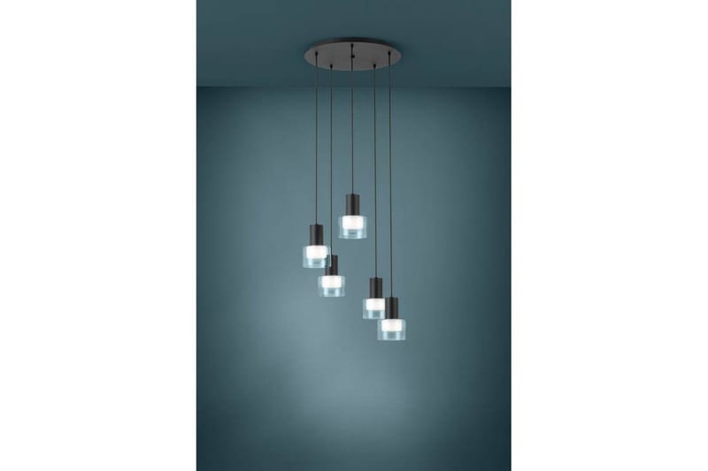 Kattopendel Eglo Molineros Musta/Läpinäkyvä Rondelli viidellä lampulla - Valaistus - Sisävalaistus & lamput - Ikkunavalaisimet - Ikkunavalaisin riippuva