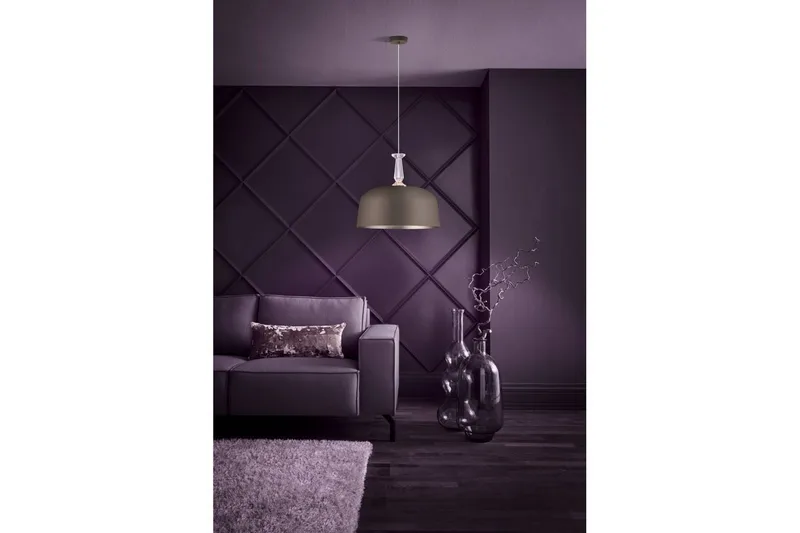 Kattopendel Eglo Monte Fuerte Taupe/Kristalli - Valaistus - Sisävalaistus & lamput - Ikkunavalaisimet - Ikkunavalaisin riippuva