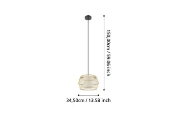 Kattopendel Eglo Monterroso Luonnollinen - Valaistus - Sisävalaistus & lamput - Ikkunavalaisimet - Ikkunavalaisin riippuva