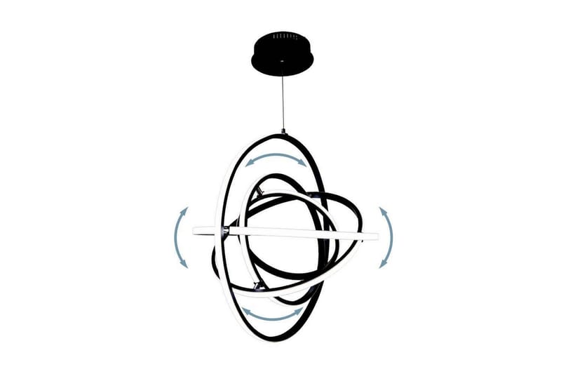 Kattopendel Eglo Retornio Musta/Valkoinen 58 cm - 58 cm - Valaistus - Sisävalaistus & lamput - Ikkunavalaisimet - Ikkunavalaisin riippuva