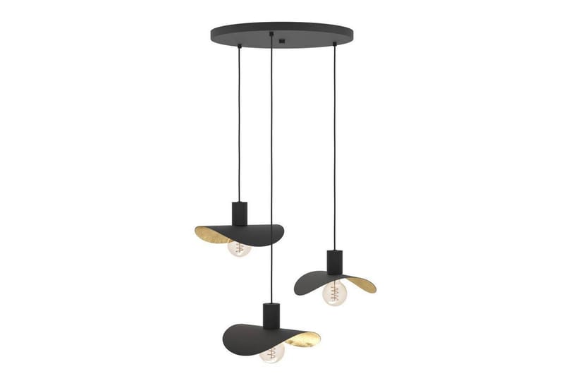 Kattopendel Eglo Saceda Musta/Kulta Kattovalaisinpaneeli, jossa 3 lamppua - Valaistus - Sisävalaistus & lamput - Ikkunavalaisimet - Ikkunavalaisin riippuva