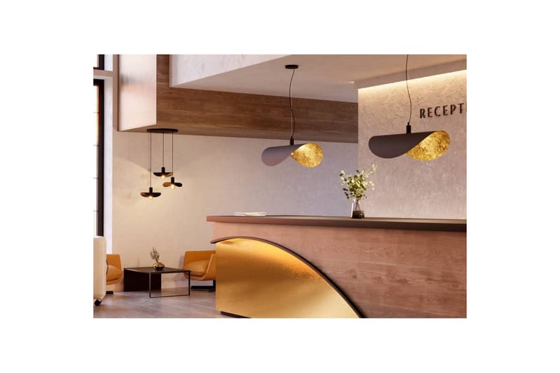 Kattopendel Eglo Saceda Musta/Kulta Kattovalaisinpaneeli, jossa 3 lamppua - Valaistus - Sisävalaistus & lamput - Ikkunavalaisimet - Ikkunavalaisin riippuva