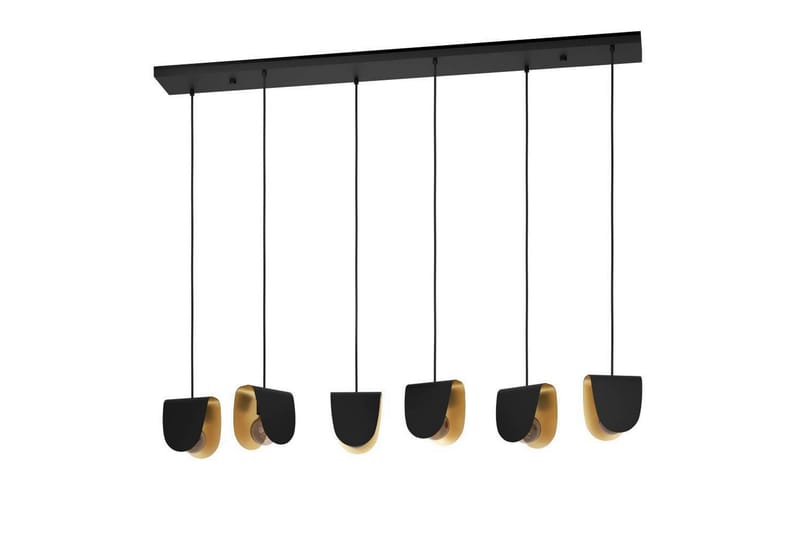 Kattopendel Eglo Serenara Musta/Kulta kuudella lampulla - Valaistus - Sisävalaistus & lamput - Ikkunavalaisimet - Ikkunavalaisin riippuva