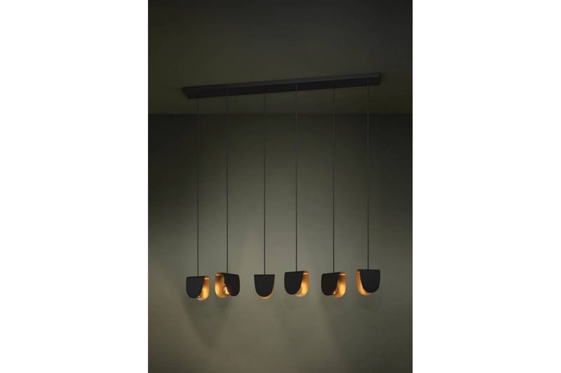 Kattopendel Eglo Serenara Musta/Kulta kuudella lampulla - Valaistus - Sisävalaistus & lamput - Ikkunavalaisimet - Ikkunavalaisin riippuva