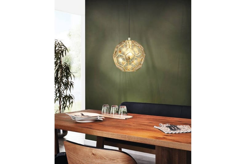 Kattopendel Eglo Skoura Pyöreä Messinki 30 cm - 30 cm - Valaistus - Sisävalaistus & lamput - Ikkunavalaisimet - Ikkunavalaisin riippuva