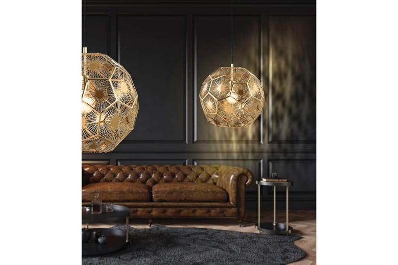 Kattopendel Eglo Skoura Pyöreä Messinki 30 cm - 30 cm - Valaistus - Sisävalaistus & lamput - Ikkunavalaisimet - Ikkunavalaisin riippuva