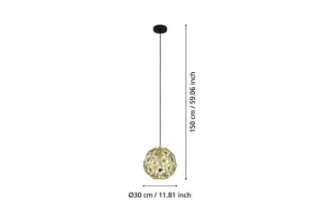 Kattopendel Eglo Skoura Pyöreä Messinki 30 cm - 30 cm - Valaistus - Sisävalaistus & lamput - Ikkunavalaisimet - Ikkunavalaisin riippuva