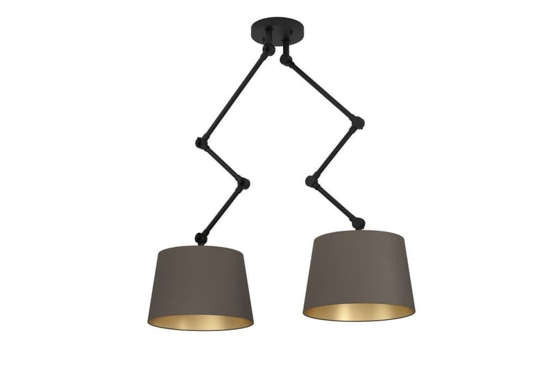 Kattopendel Eglo Pistunio Cappuccino/Messinki/Musta 2 Lampulla, undefined