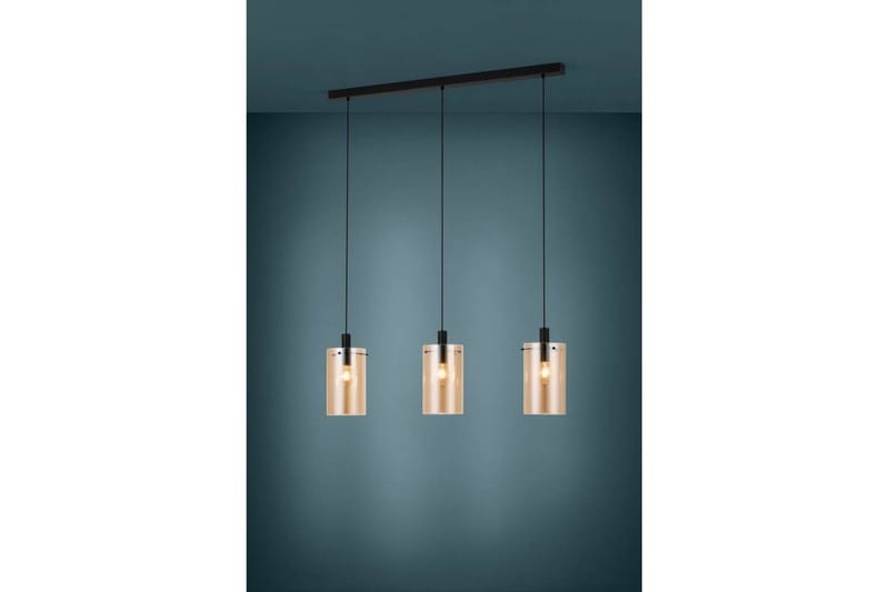 Kattopendel Eglo Polverara Musta/Meripihka 3 lamppua - 3 lamppua - Valaistus - Sisävalaistus & lamput - Ikkunavalaisimet - Ikkunavalaisin riippuva