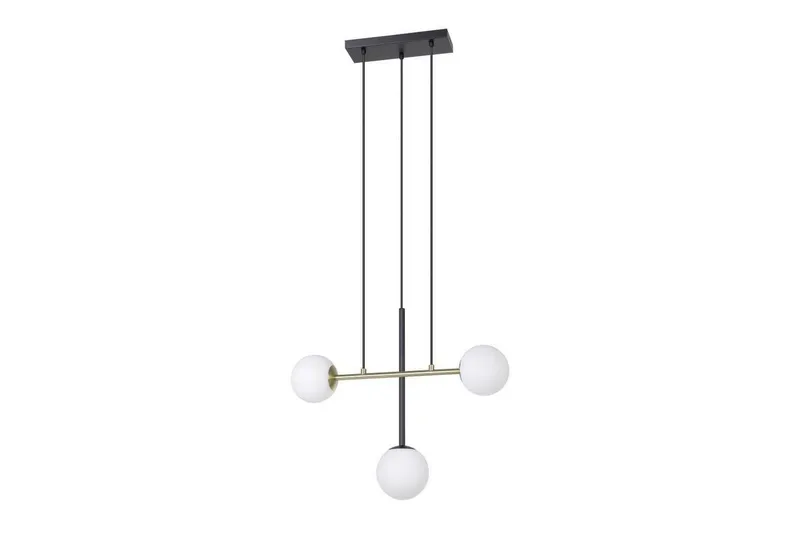 Kattopendel Eglo Paz Opalivalkoinen/Musta Messinki, jossa 3 Lamppua, undefined