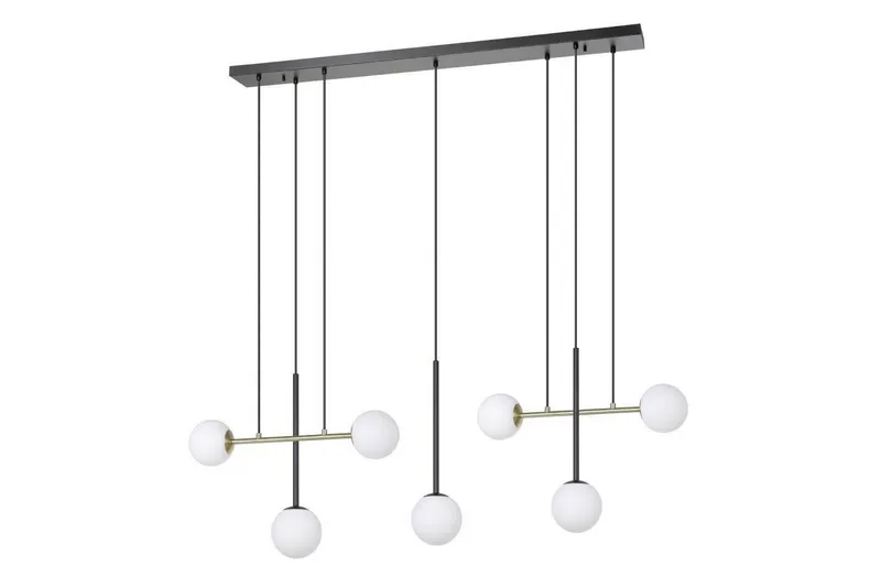 Kattopendel Eglo Paz Opalivalkoinen/Musta Messinki, jossa 7 Lamppua, undefined