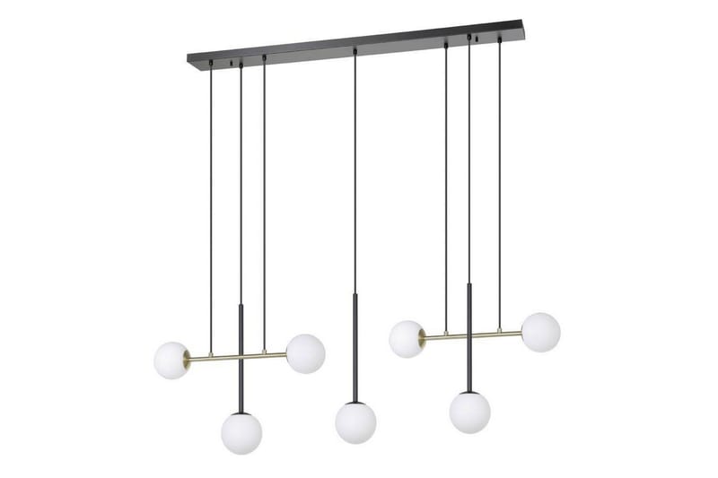 Kattopendel Eglo Paz Opalivalkoinen/Musta Messinki, jossa 7 Lamppua, undefined