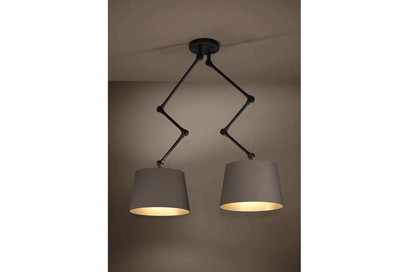 Kattopendel Eglo Pistunio Cappuccino/Messinki/Musta 2 Lampulla - Valaistus - Sisävalaistus & lamput - Ikkunavalaisimet - Ikkunavalaisin riippuva