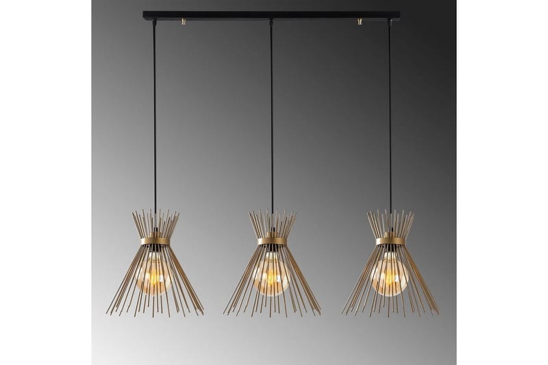 Kattovalaisin Afroz Musta Kolme pistorasiaa - Kolme pistorasiaa - Valaistus - Sisävalaistus & lamput - Ikkunavalaisimet - Ikkunavalaisin riippuva