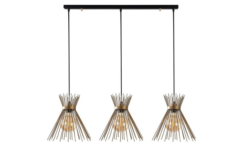 Kattovalaisin Afroz Musta Kolme pistorasiaa - Kolme pistorasiaa - Valaistus - Sisävalaistus & lamput - Ikkunavalaisimet - Ikkunavalaisin riippuva