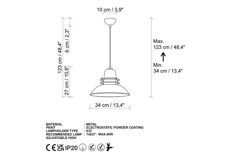 Kattovalaisin Arsta Kulta - Kulta - Valaistus - Sisävalaistus & lamput - Ikkunavalaisimet - Ikkunavalaisin riippuva