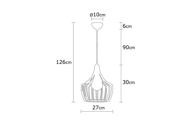 Kattovalaisin Benro Kupari - Kupari - Valaistus - Sisävalaistus & lamput - Ikkunavalaisimet - Ikkunavalaisin riippuva