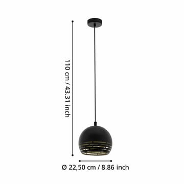 Kattovalaisin Camastra - 22,5 cm - Valaistus - Sisävalaistus & lamput - Ikkunavalaisimet - Ikkunavalaisin riippuva