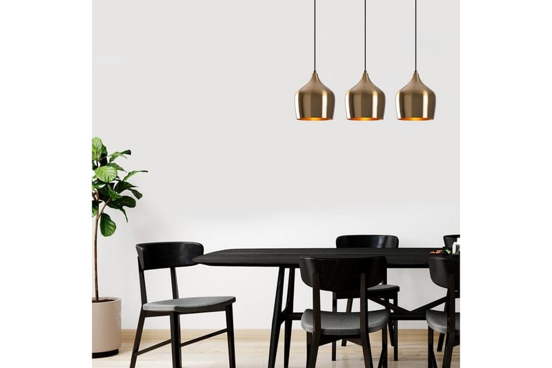 Kattovalaisin Chichela Kolme Vintage - Kulta - Valaistus - Sisävalaistus & lamput - Ikkunavalaisimet - Ikkunavalaisin riippuva