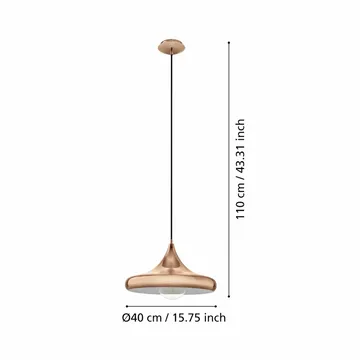 Kattovalaisin Coretto - 40 cm - Valaistus - Sisävalaistus & lamput - Ikkunavalaisimet - Ikkunavalaisin riippuva