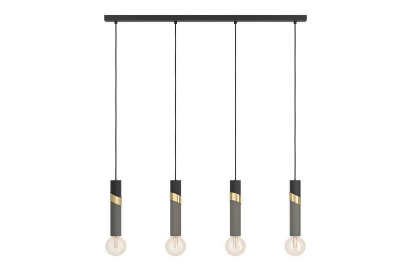 Kattovalaisin Eglo Cedral Musta/Messinki neljällä Lampulla - Valaistus - Sisävalaistus & lamput - Ikkunavalaisimet - Ikkunavalaisin riippuva