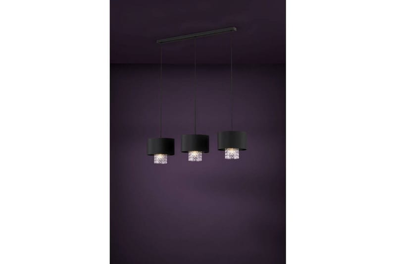 Kattovalaisin Eglo Sapuara Musta Kristalli 3 Lampulla - Valaistus - Sisävalaistus & lamput - Ikkunavalaisimet - Ikkunavalaisin riippuva