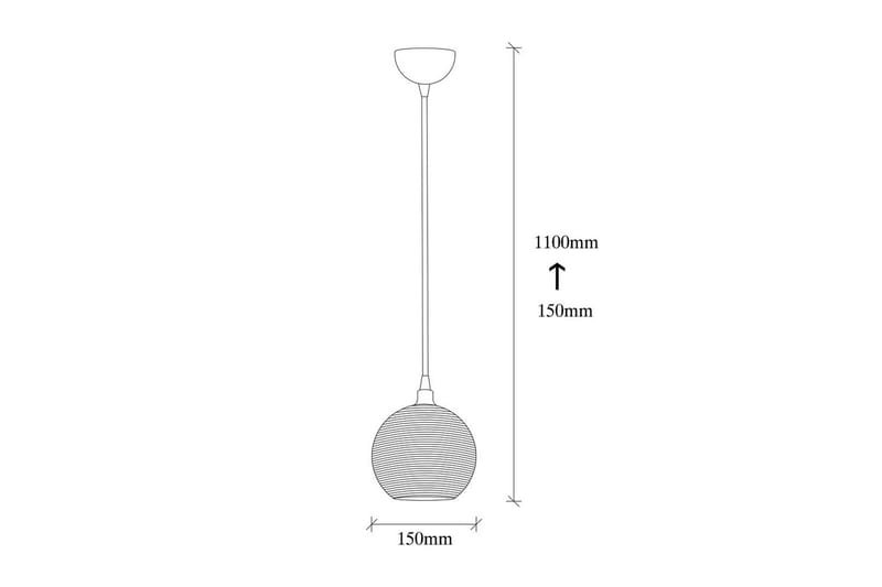 Kattovalaisin Elra Keltainen / Vintage - Keltainen / Vintage - Valaistus - Sisävalaistus & lamput - Ikkunavalaisimet - Ikkunavalaisin riippuva