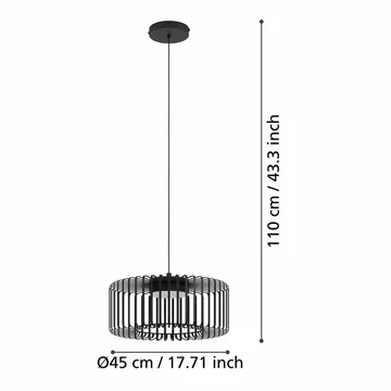Kattovalaisin Ginestrone - 45 cm - Valaistus - Sisävalaistus & lamput - Ikkunavalaisimet - Ikkunavalaisin riippuva