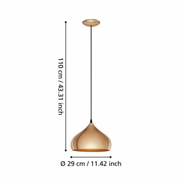 Kattovalaisin Hapton - 29 cm - Valaistus - Sisävalaistus & lamput - Ikkunavalaisimet - Ikkunavalaisin riippuva