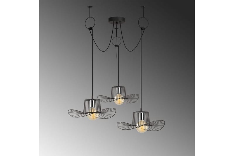 Kattovalaisin Majrula Musta Kolme pistorasiaa - Kolme pistorasiaa - Valaistus - Sisävalaistus & lamput - Ikkunavalaisimet - Ikkunavalaisin riippuva