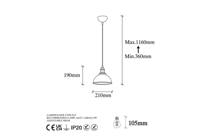 Kattovalaisin Masatsune Musta / Antiikki - Musta / Antiikki - Valaistus - Sisävalaistus & lamput - Ikkunavalaisimet - Ikkunavalaisin riippuva