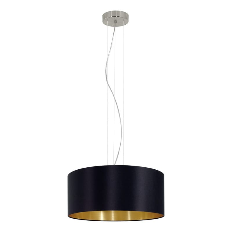 Kattovalaisin Maserlo 3 lampun kanssa - Mattanikkeli/musta - Valaistus - Sisävalaistus & lamput - Ikkunavalaisimet - Ikkunavalaisin riippuva