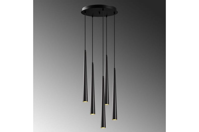 Kattovalaisin Matsuchi Musta Seitsemän pistorasiaa - Seitsemän pistorasiaa - Valaistus - Sisävalaistus & lamput - Ikkunavalaisimet - Ikkunavalaisin riippuva