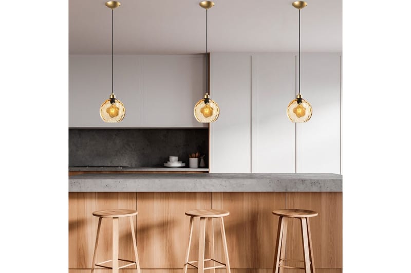 Kattovalaisin Mayur Keltainen / Kulta - Keltainen / Kulta - Valaistus - Sisävalaistus & lamput - Ikkunavalaisimet - Ikkunavalaisin riippuva