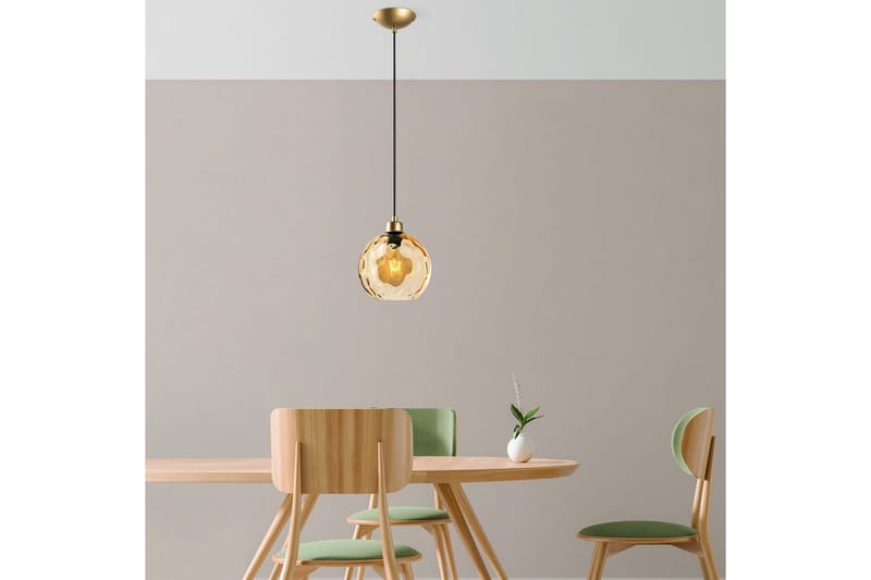 Kattovalaisin Mayur Keltainen / Kulta - Keltainen / Kulta - Valaistus - Sisävalaistus & lamput - Ikkunavalaisimet - Ikkunavalaisin riippuva