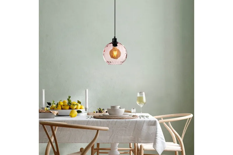 Kattovalaisin Mayur Vaaleanpunainen / Musta - Vaaleanpunainen / Musta - Valaistus - Sisävalaistus & lamput - Ikkunavalaisimet - Ikkunavalaisin riippuva