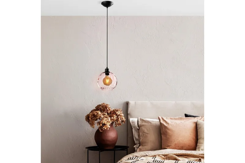 Kattovalaisin Mayur Vaaleanpunainen / Musta - Vaaleanpunainen / Musta - Valaistus - Sisävalaistus & lamput - Ikkunavalaisimet - Ikkunavalaisin riippuva