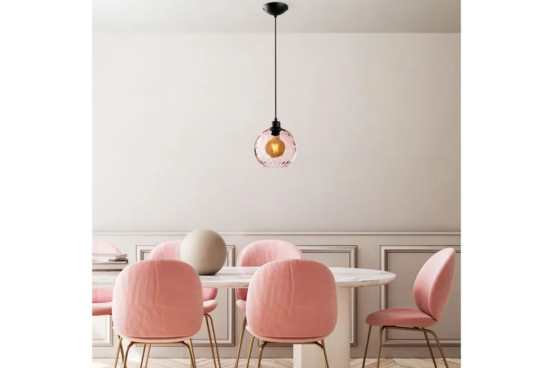 Kattovalaisin Mayur Vaaleanpunainen / Musta - Vaaleanpunainen / Musta - Valaistus - Sisävalaistus & lamput - Ikkunavalaisimet - Ikkunavalaisin riippuva