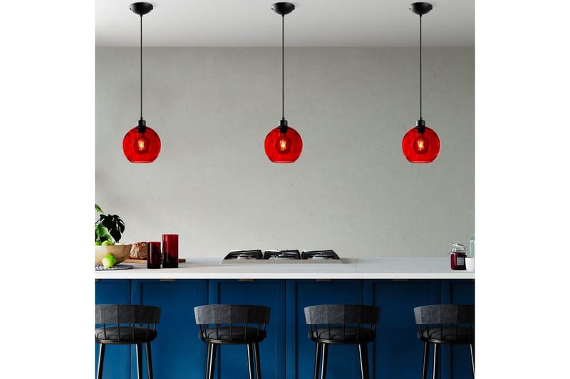 Kattovalaisin Mayur Punainen / Musta - Punainen / Musta - Valaistus - Sisävalaistus & lamput - Ikkunavalaisimet - Ikkunavalaisin riippuva