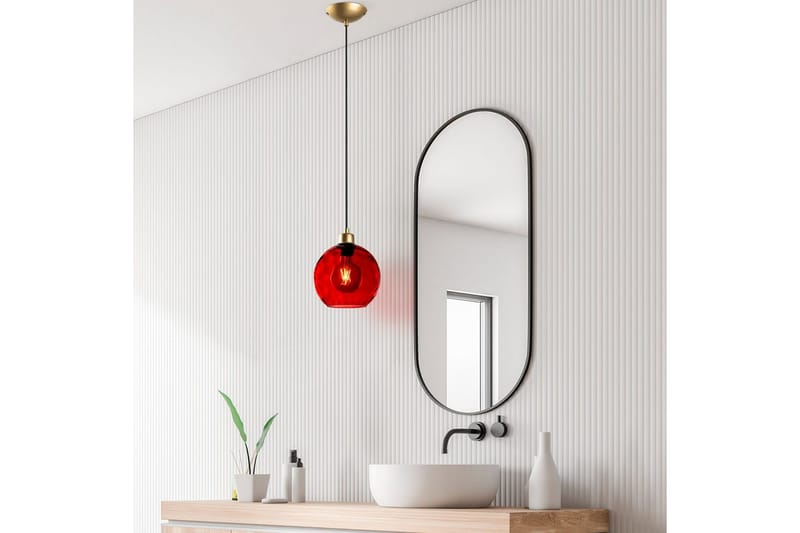 Kattovalaisin Mayur Punainen / Kulta - Punainen / Kulta - Valaistus - Sisävalaistus & lamput - Ikkunavalaisimet - Ikkunavalaisin riippuva