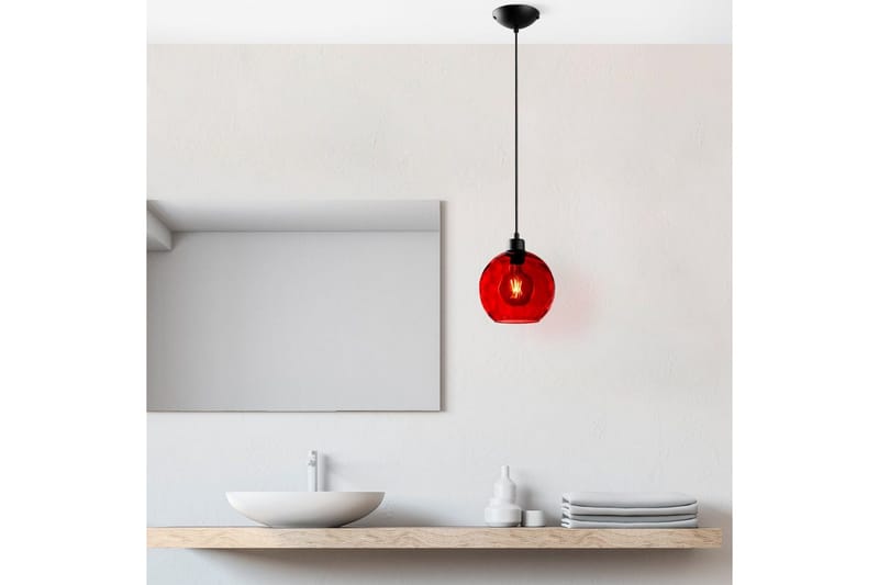 Kattovalaisin Mayur Punainen / Musta - Punainen / Musta - Valaistus - Sisävalaistus & lamput - Ikkunavalaisimet - Ikkunavalaisin riippuva