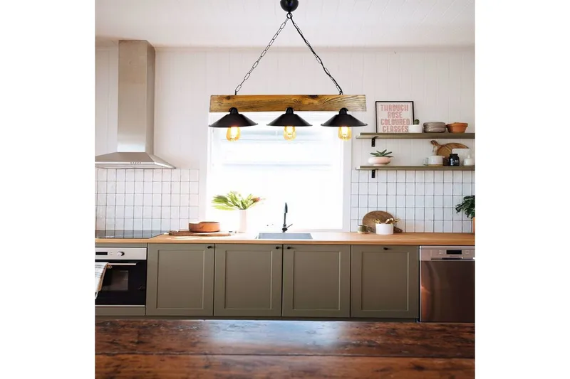 Kattovalaisin Noveth Pähkinä / Musta - Musta/Tummanruskea - Valaistus - Sisävalaistus & lamput - Ikkunavalaisimet - Ikkunavalaisin riippuva