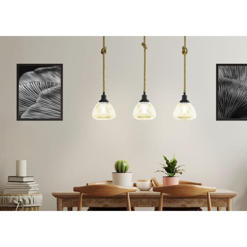 Kattovalaisin Rampside kolmella lampulla - 19,5 cm - Valaistus - Sisävalaistus & lamput - Ikkunavalaisimet - Ikkunavalaisin riippuva