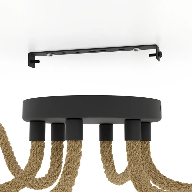 Kattovalaisin Rampside kuudella lampulla - 18 cm - Valaistus - Sisävalaistus & lamput - Ikkunavalaisimet - Ikkunavalaisin riippuva