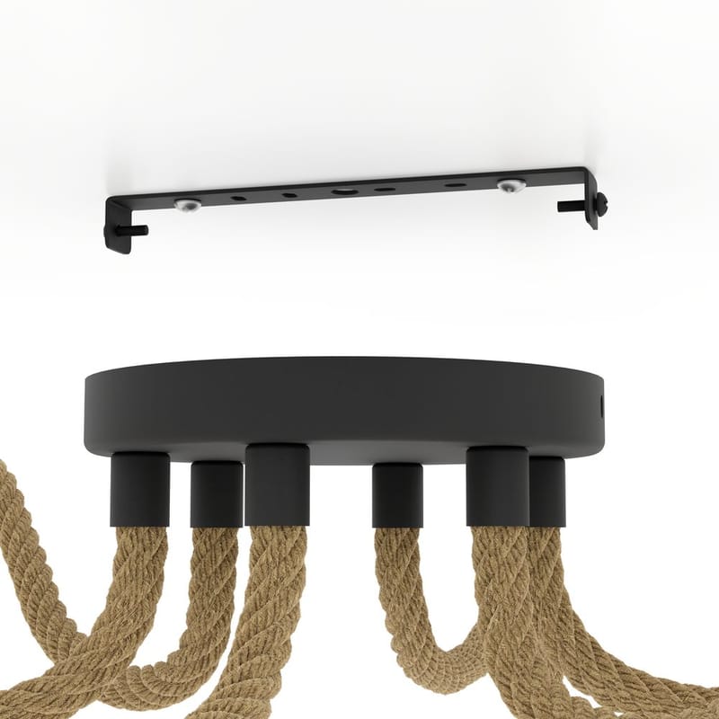 Kattovalaisin Rampside kuudella lampulla - 18 cm - Valaistus - Sisävalaistus & lamput - Ikkunavalaisimet - Ikkunavalaisin riippuva