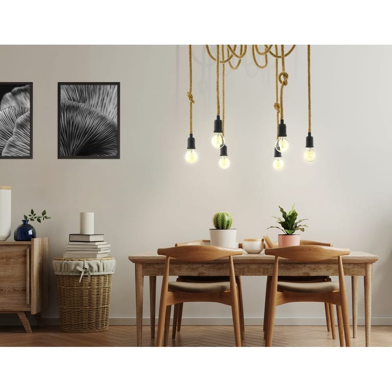 Kattovalaisin Rampside kuudella lampulla - 18 cm - Valaistus - Sisävalaistus & lamput - Ikkunavalaisimet - Ikkunavalaisin riippuva