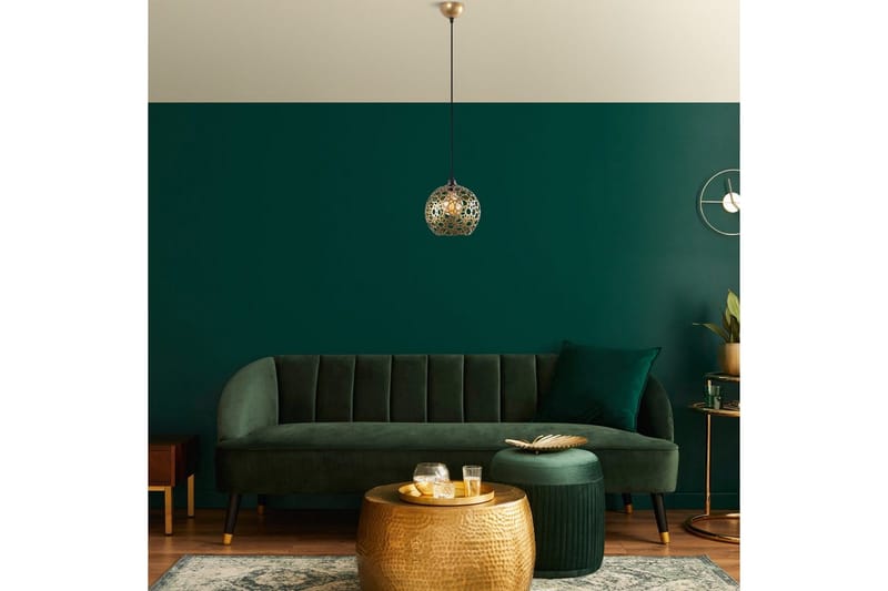 Kattovalaisin Silen Kulta Halkaisija: 25 cm - Halkaisija: 25 cm - Valaistus - Sisävalaistus & lamput - Ikkunavalaisimet - Ikkunavalaisin riippuva