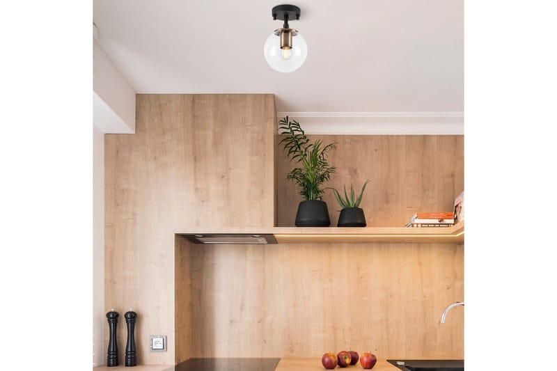 Kattovalaisin Sone Musta / Antiikki / Läpinäkyvä - Musta / Antiikki / Läpinäkyvä - Valaistus - Sisävalaistus & lamput - Ikkunavalaisimet - Ikkunavalaisin riippuva