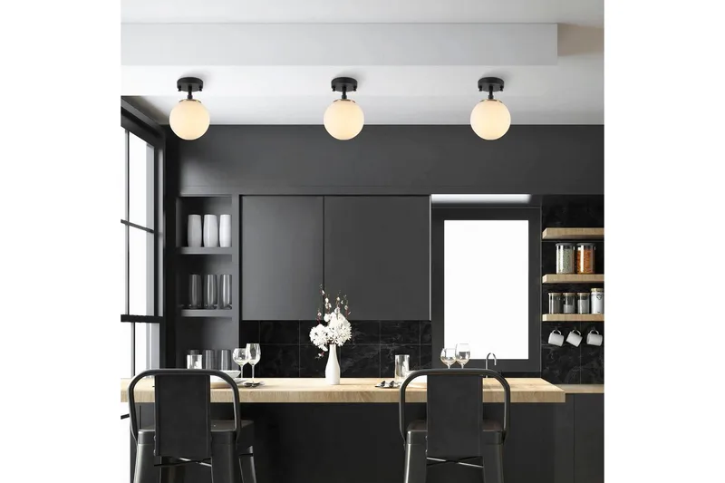 Kattovalaisin Sone Musta / Antiikki - Musta / Antiikki - Valaistus - Sisävalaistus & lamput - Ikkunavalaisimet - Ikkunavalaisin riippuva