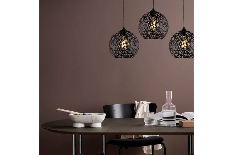 Kattovalaisin Sourab Masafumie Musta Kolme pistorasiaa - Kolme pistorasiaa - Valaistus - Sisävalaistus & lamput - Ikkunavalaisimet - Ikkunavalaisin riippuva